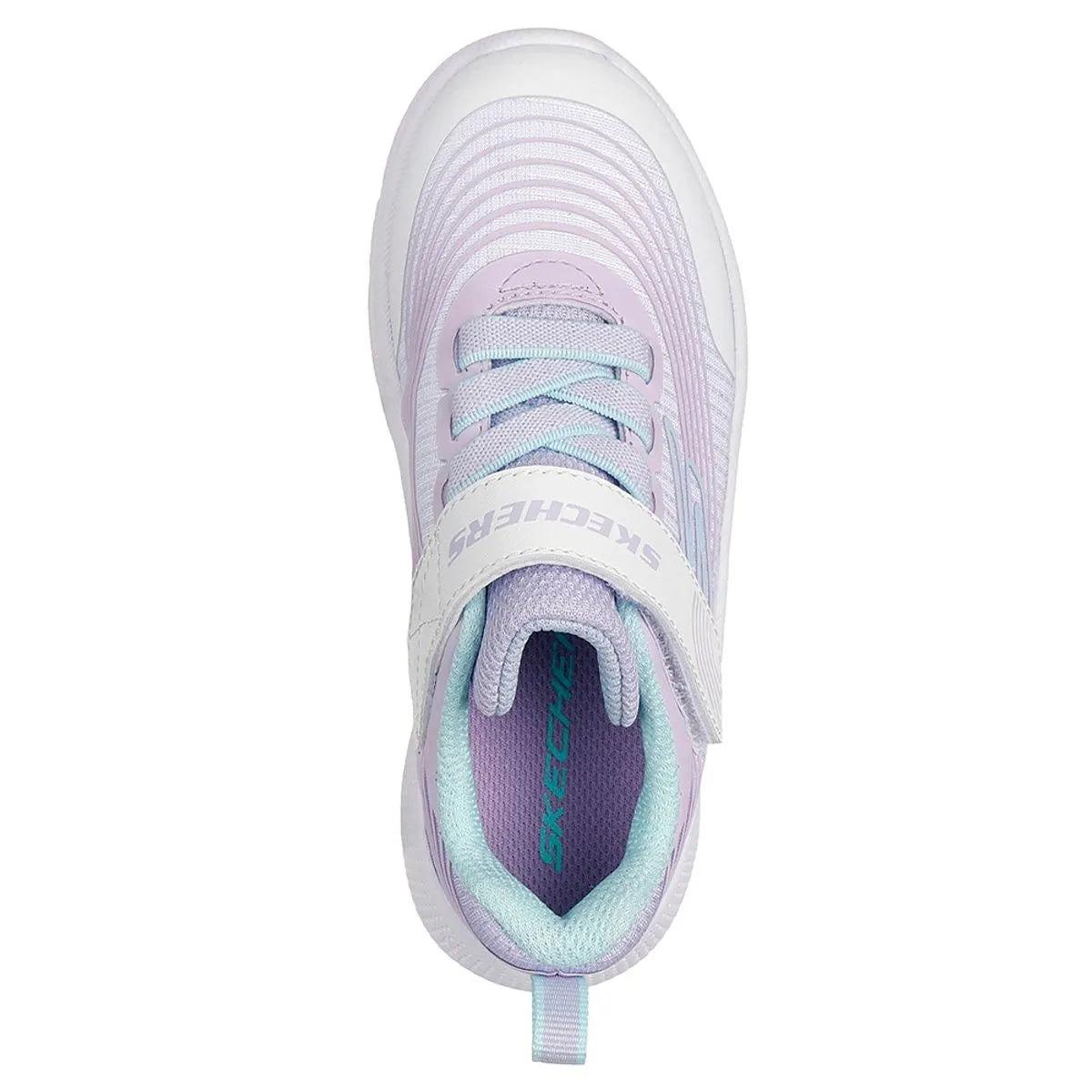 Tenis SKECHERS Junior Microspec Advance Lila Blanco - 303575N-WLVM