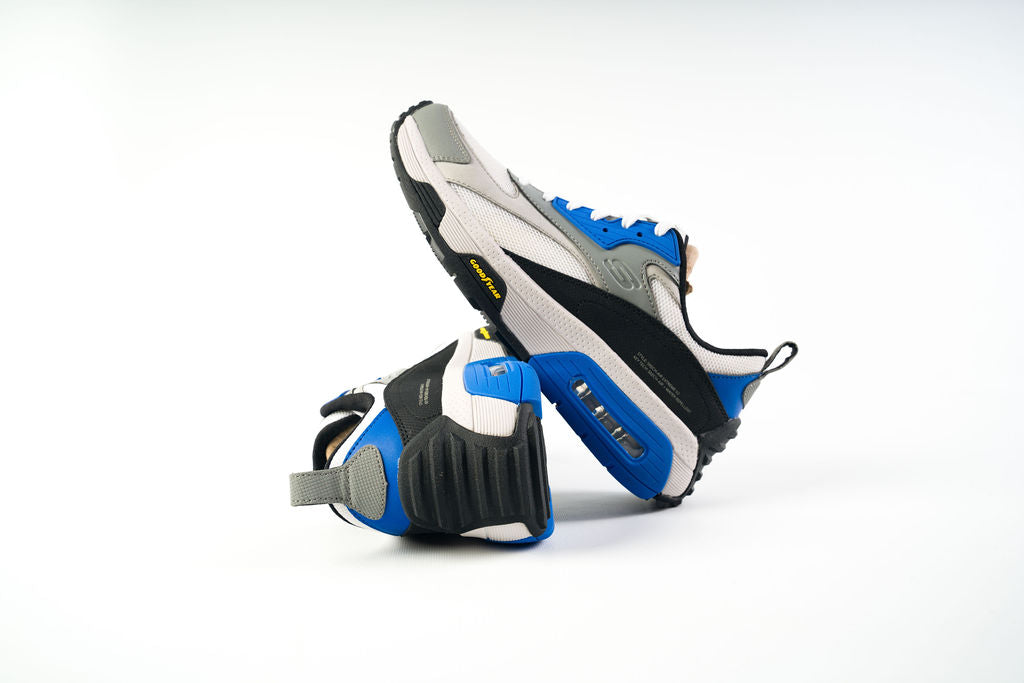 Tenis SKECHERS Hombre Air Extreme V2 Gris Azul Claro - 232255-WBKB