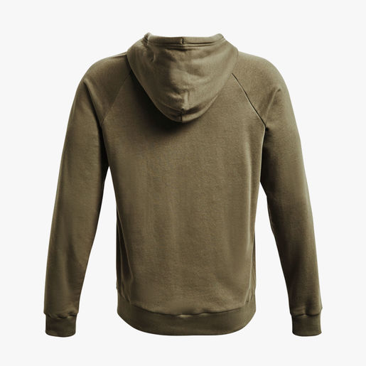 Hoodye UNDER ARMOUR Hombre Verde Logo Blanco Algodón Cerrado - 1357093-361