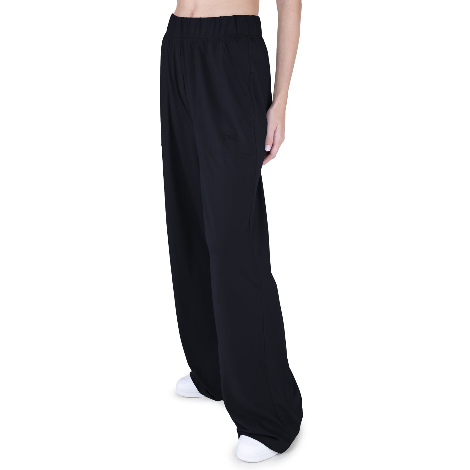 Pantalon EVERLAST Dama Ancho Negro Algodón - EV14HEL941