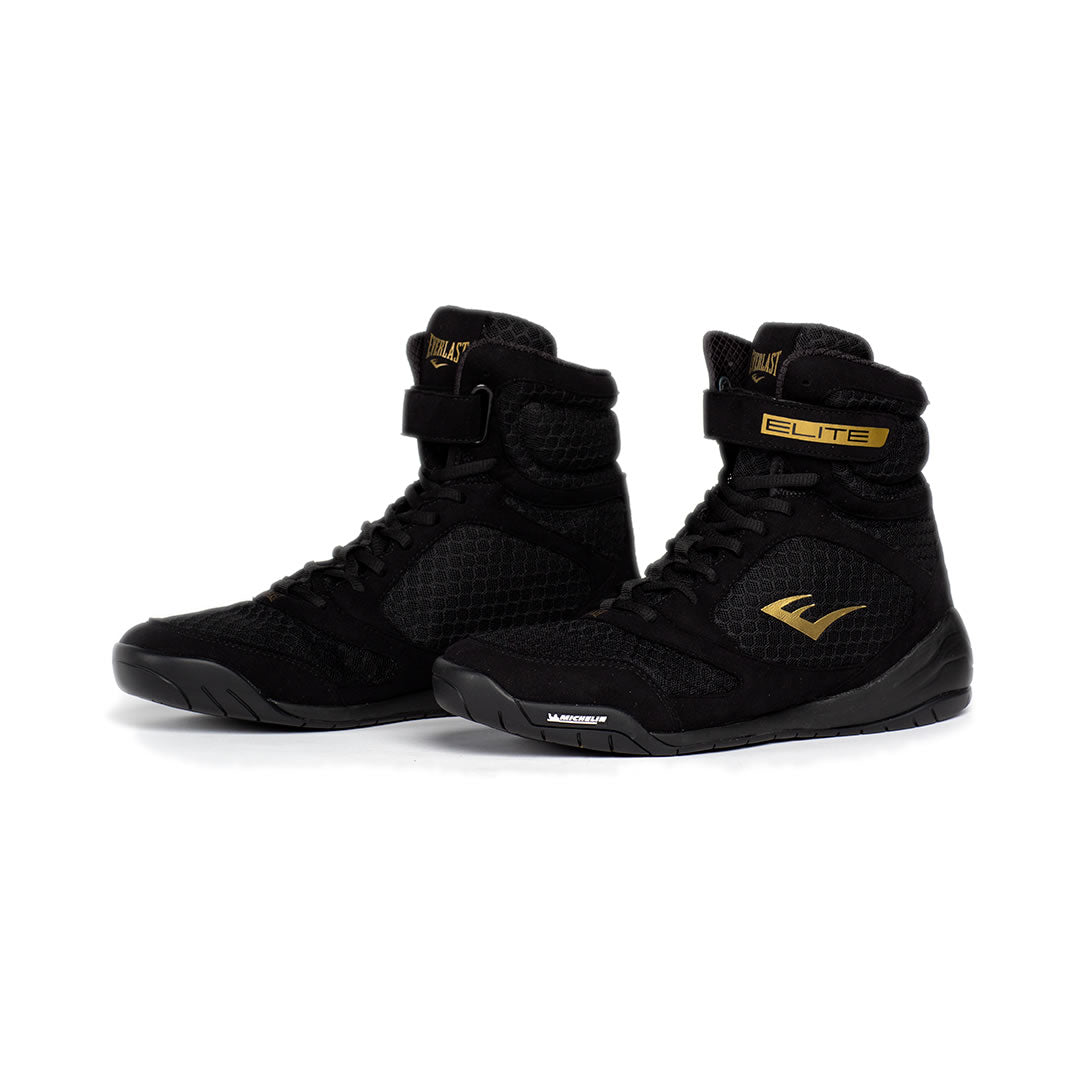 BOTAS CORTAS BOXEO BOTAS ELITE HIGH BOXEO NEGRA UNISEX -  P00003258-NEGRA