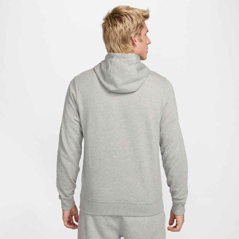 Hoddie Nike Hombre Cerrado Algodón Gris Claro - 694099-021