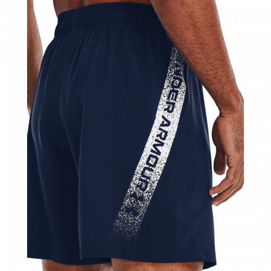 Pantaloneta Under Armour Hombre Azul Oscuro Entrenamiento - 1370388-408