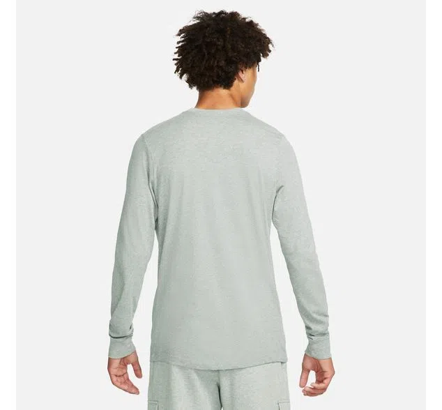 Buso Nike Hombre Manga Larga Algodón Gris Just Do It - DD3513-063