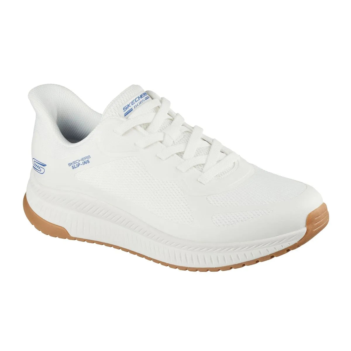 Tenis SKECHERS Hombre Bobs Squad Todo Blanco - 118423-WHT