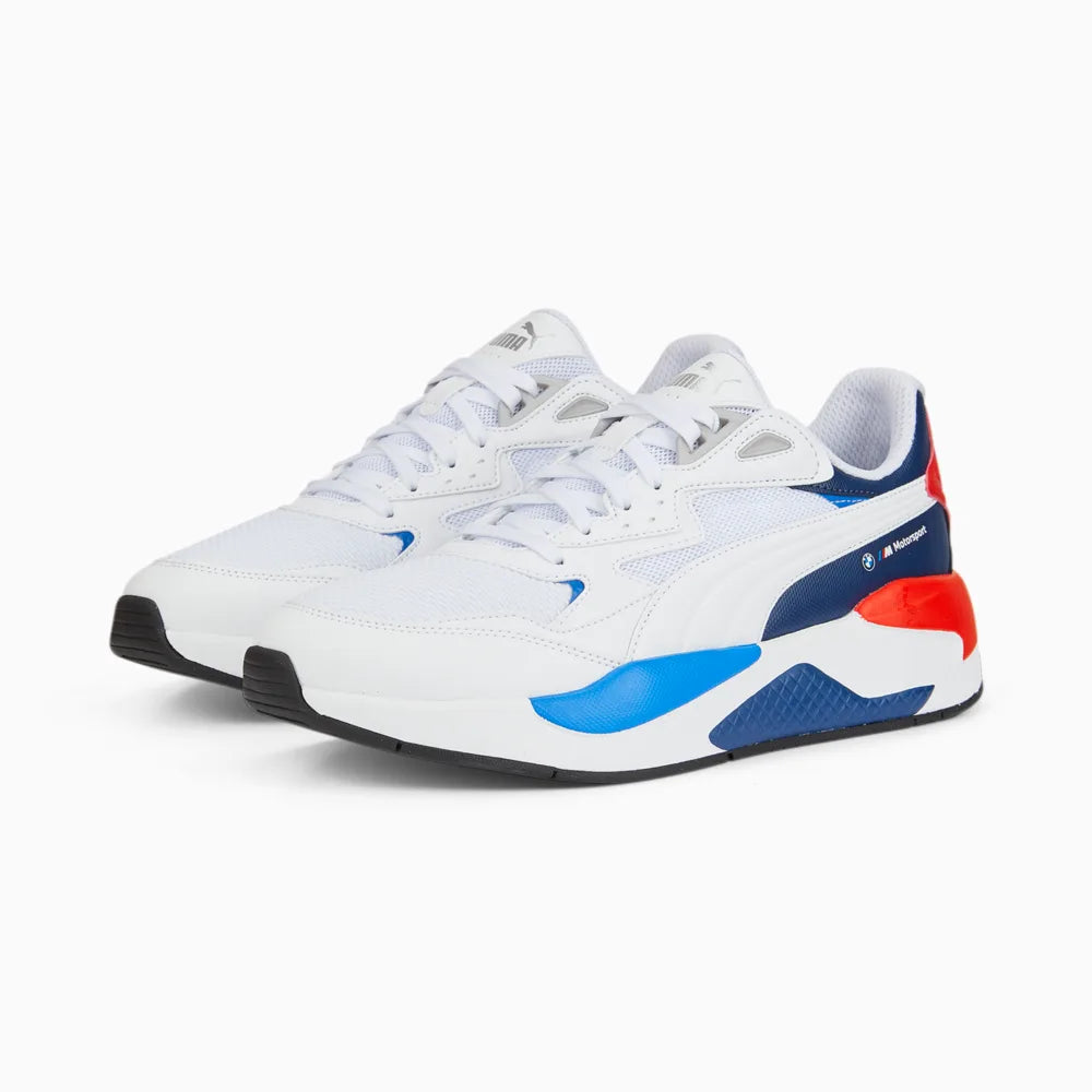 Tenis PUMA Hombre BMW Mms X-ray Speed Blanco Azul Rojo - 307137-04