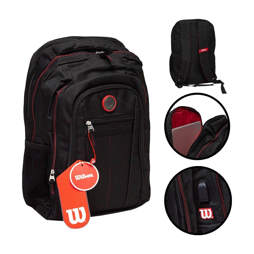 Morral WILSON Negro Ejecutivo - 65.010608BL