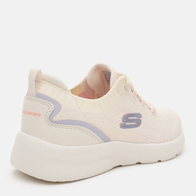 Tenis Dama SKECHERS Dynamight Daytime Stride Beige Rosa Gris - 149546-OFPK