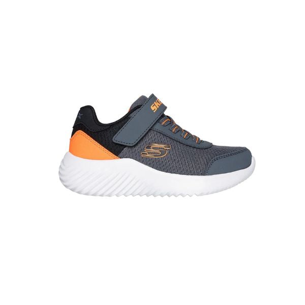 Tenis SKECHERS Junior  Bounder Trekzic Gris Naranja - 403908L-CCOR