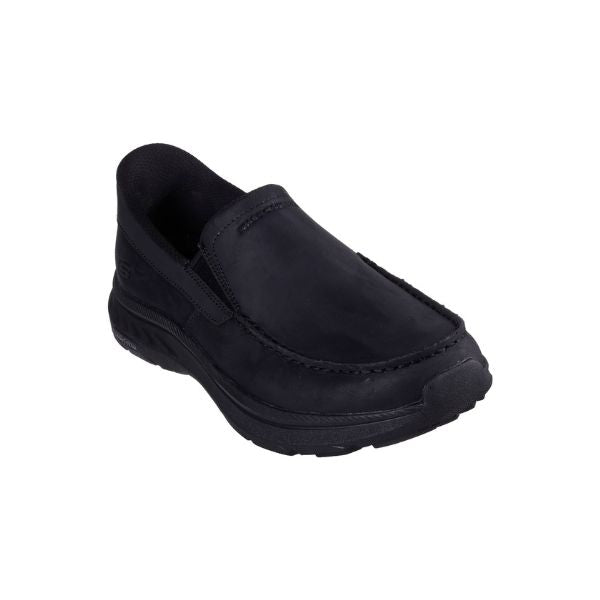 Zapatos SKECHERS Hombre  Cuero Todo Negro Pollard Osgood - 205334-BBK