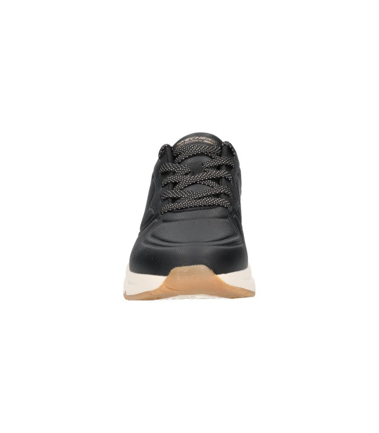 Tenis SKECHERS Dama Bobs Arch Comfort B Swee Negro Blanco Dise - 117560-BLK