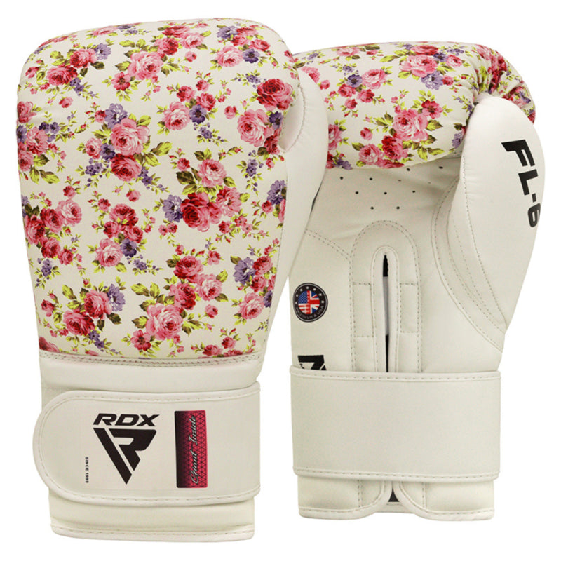 Guantes Boxeo RDX Estampado Flores - BGR-FL6W