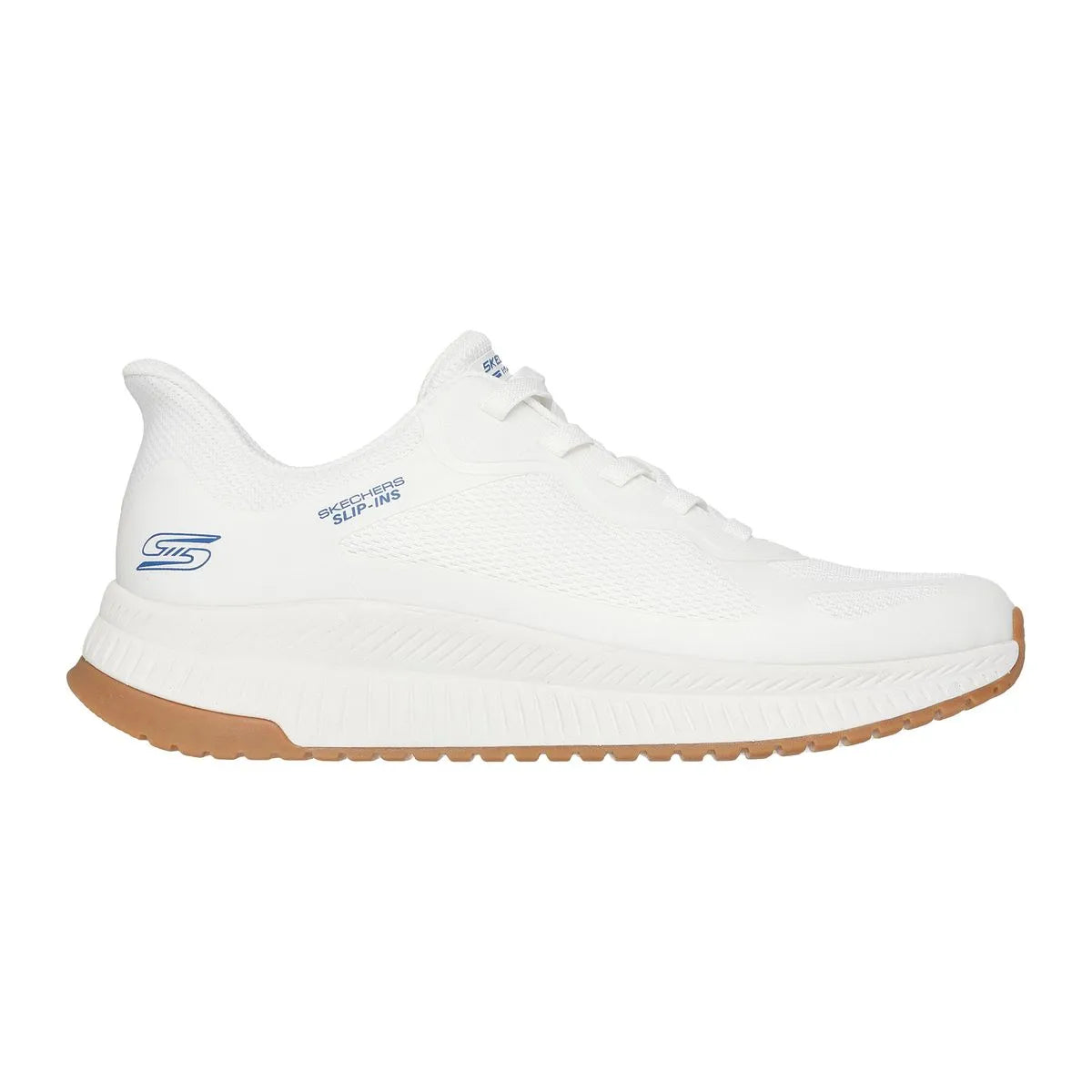 Tenis SKECHERS Hombre Bobs Squad Todo Blanco - 118423-WHT