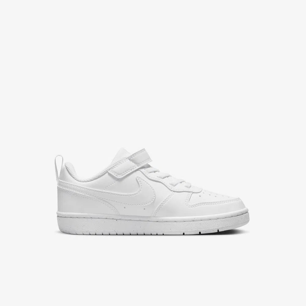 Tenis Nike Junior Court Borough Low Recraft Todos Blancos - DV5457-106