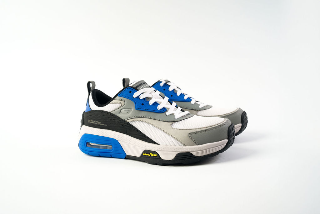 Tenis SKECHERS Hombre Air Extreme V2 Gris Azul Claro - 232255-WBKB