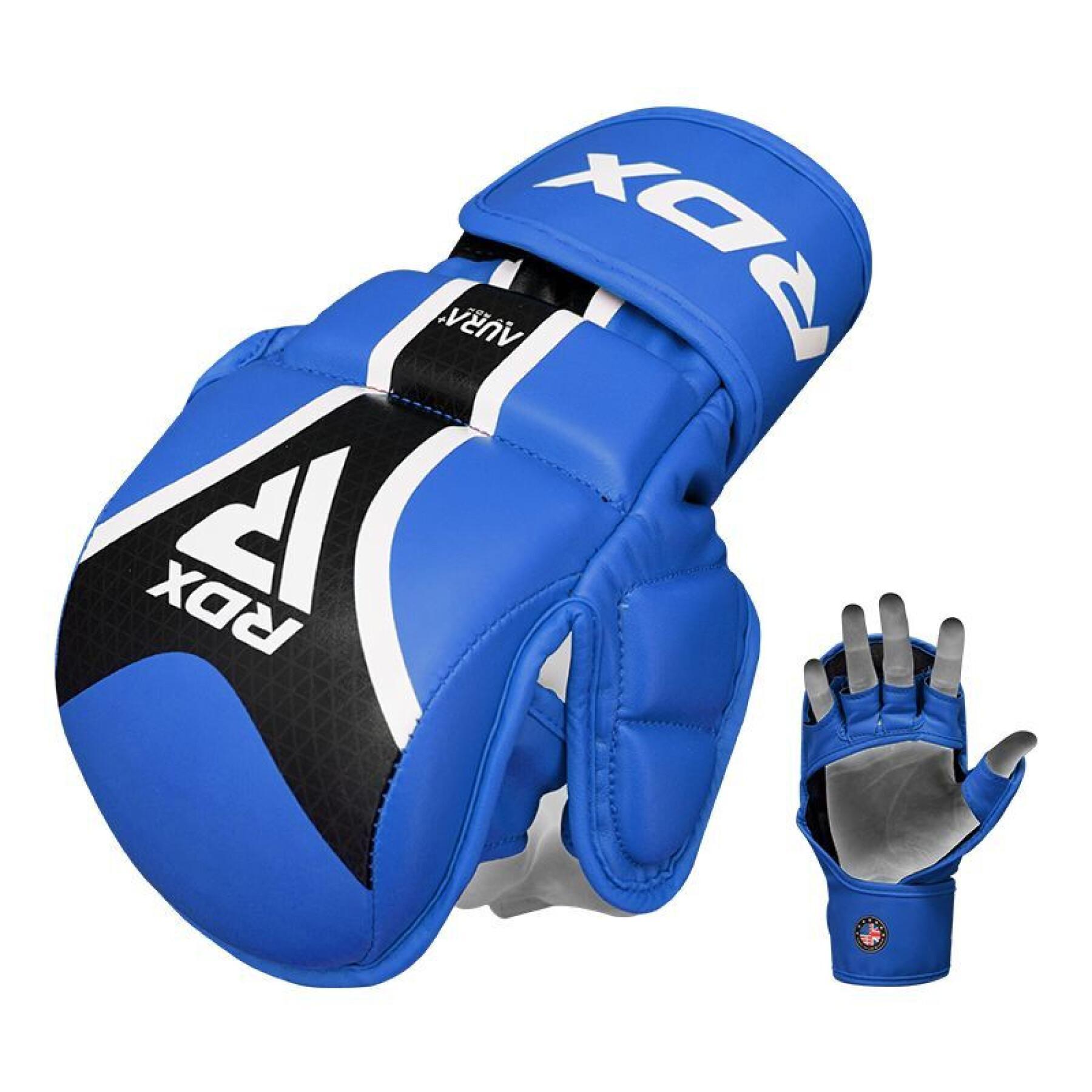 Guantes MMA RDX Azul Negro - GSR-T17UB