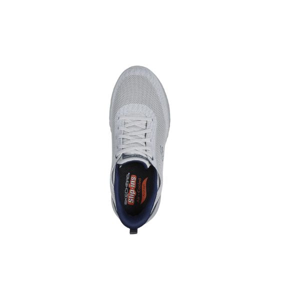 Tenis SKECHERS Hombre Arch Fit Orvan Kincade Gris Claro Azul - 210994-LTGY
