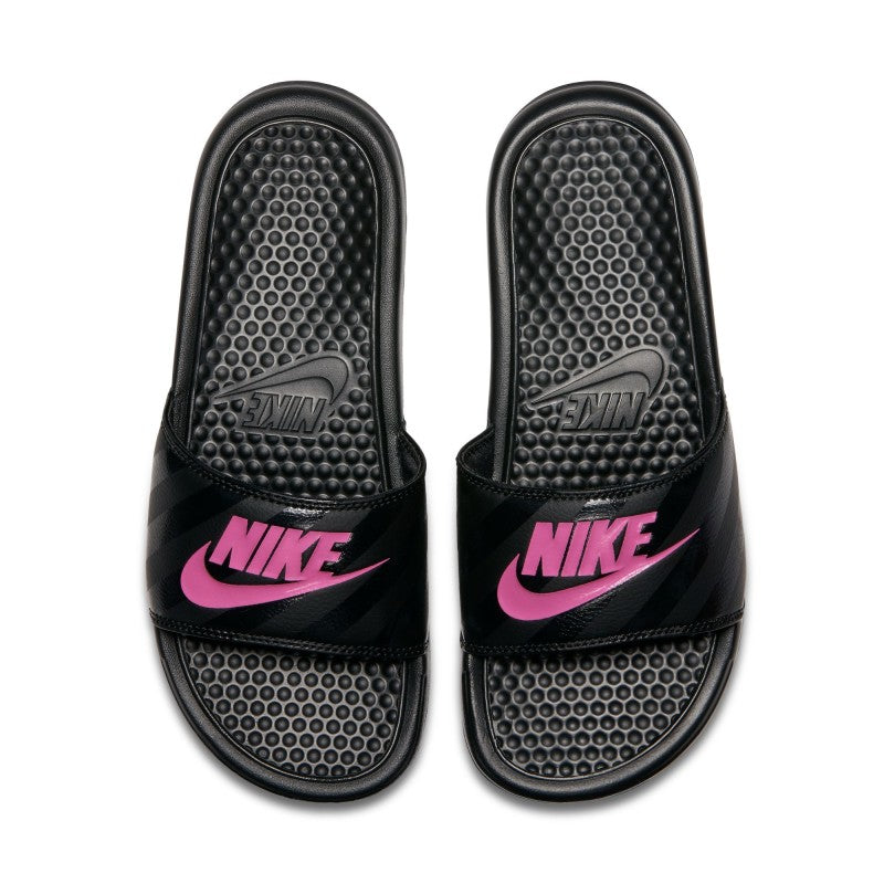 Chanclas Nike Dama Negra Rosa Benassi - 343881-061