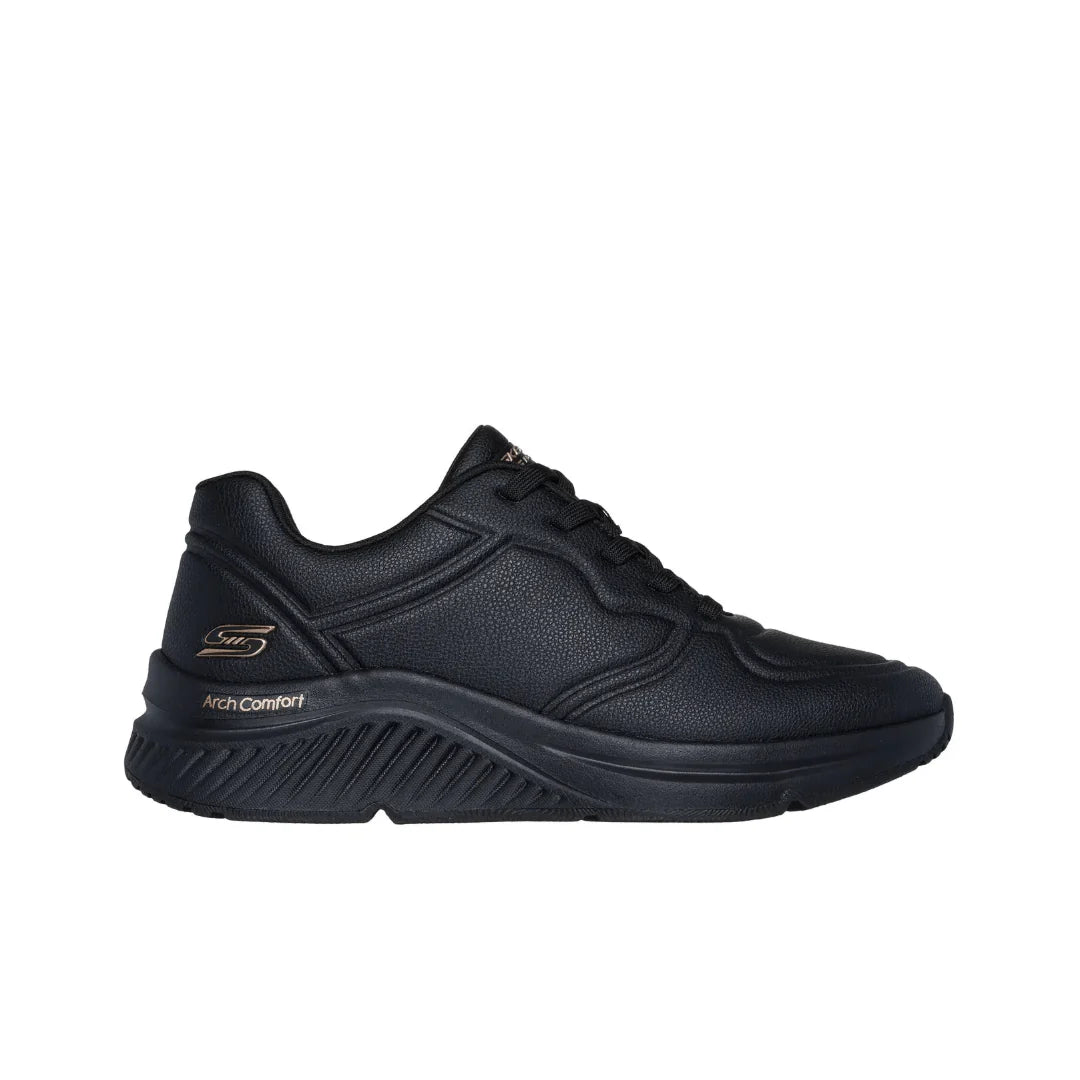Tenis STEKECHERS Dama Bobs Arch Comfort B Sweet A Bind Todo Negro - 117560-BBK