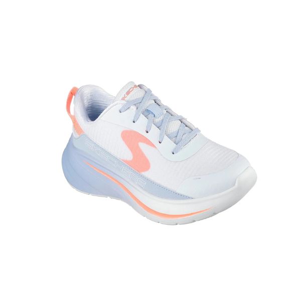 Tenis SKECHERS JuniorWave 92 Imara Breeze Blanco Azul - 303572L-WLBL