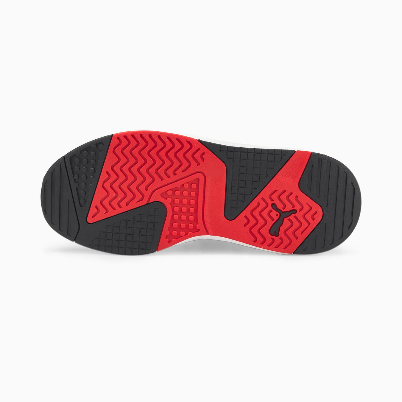 Tenis PUMA Hombre X-ray2 Square SIgnature Negro Rojo Blanco - 383825-02