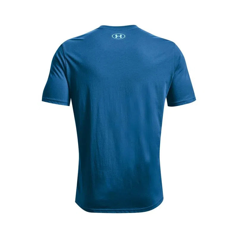 Camiseta UNDER ARMOUR Hombre Azul Rey Algodón - 1329582-899