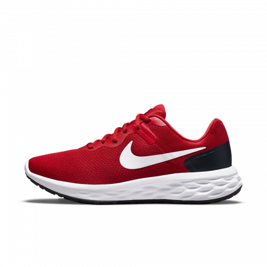 Tenis Nike Hombre Revolution 6 NN Rojo Con Blanco - DC3728-600