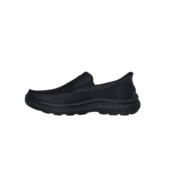 Zapatos SKECHERS Hombre  Cuero Todo Negro Pollard Osgood - 205334-BBK