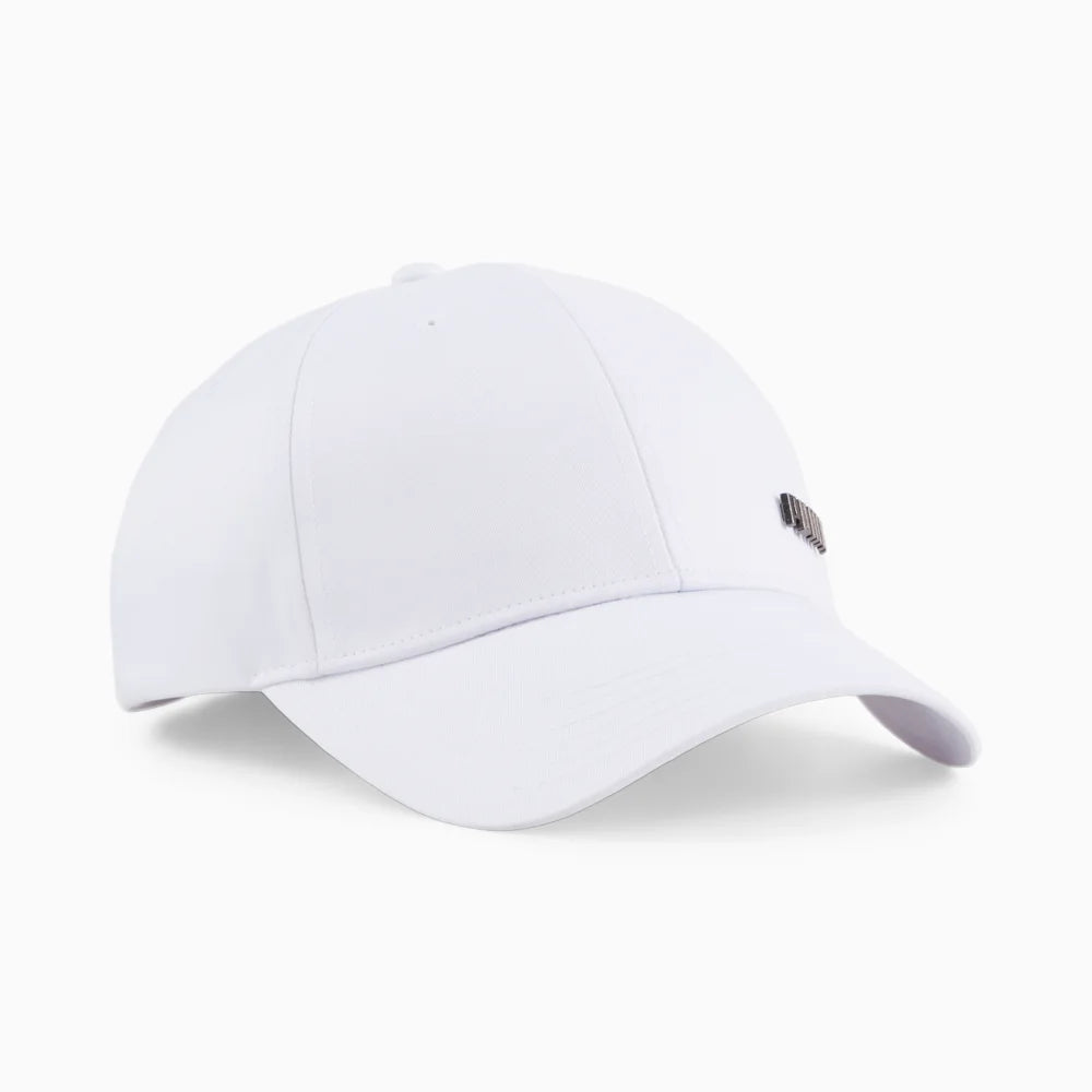 Gorra PUMA Unisex logo Metal Blanca - 025018-03