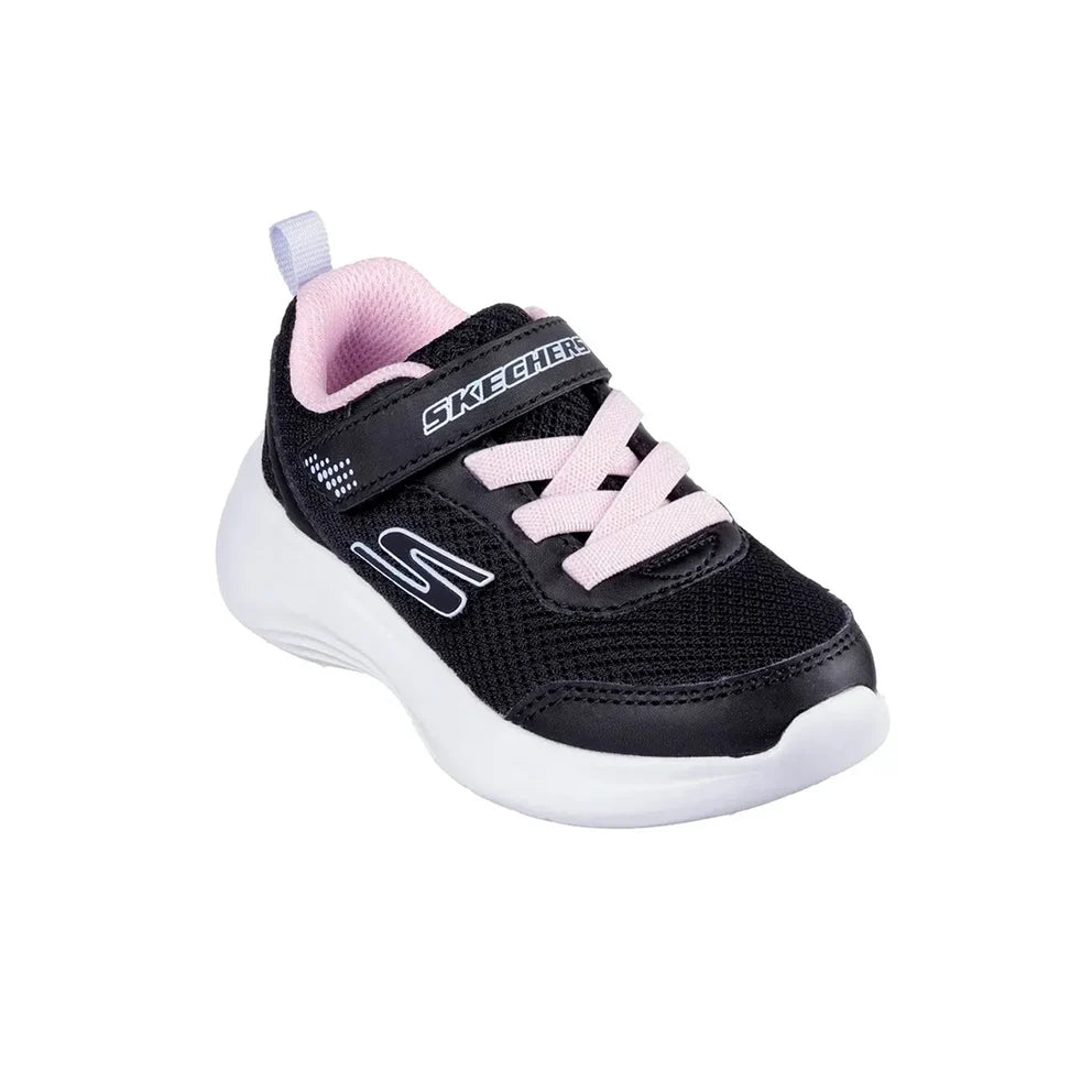 Tenis SKECHERS Junior Selector Reset Achieved Negro Blanco - 303573N-BLK