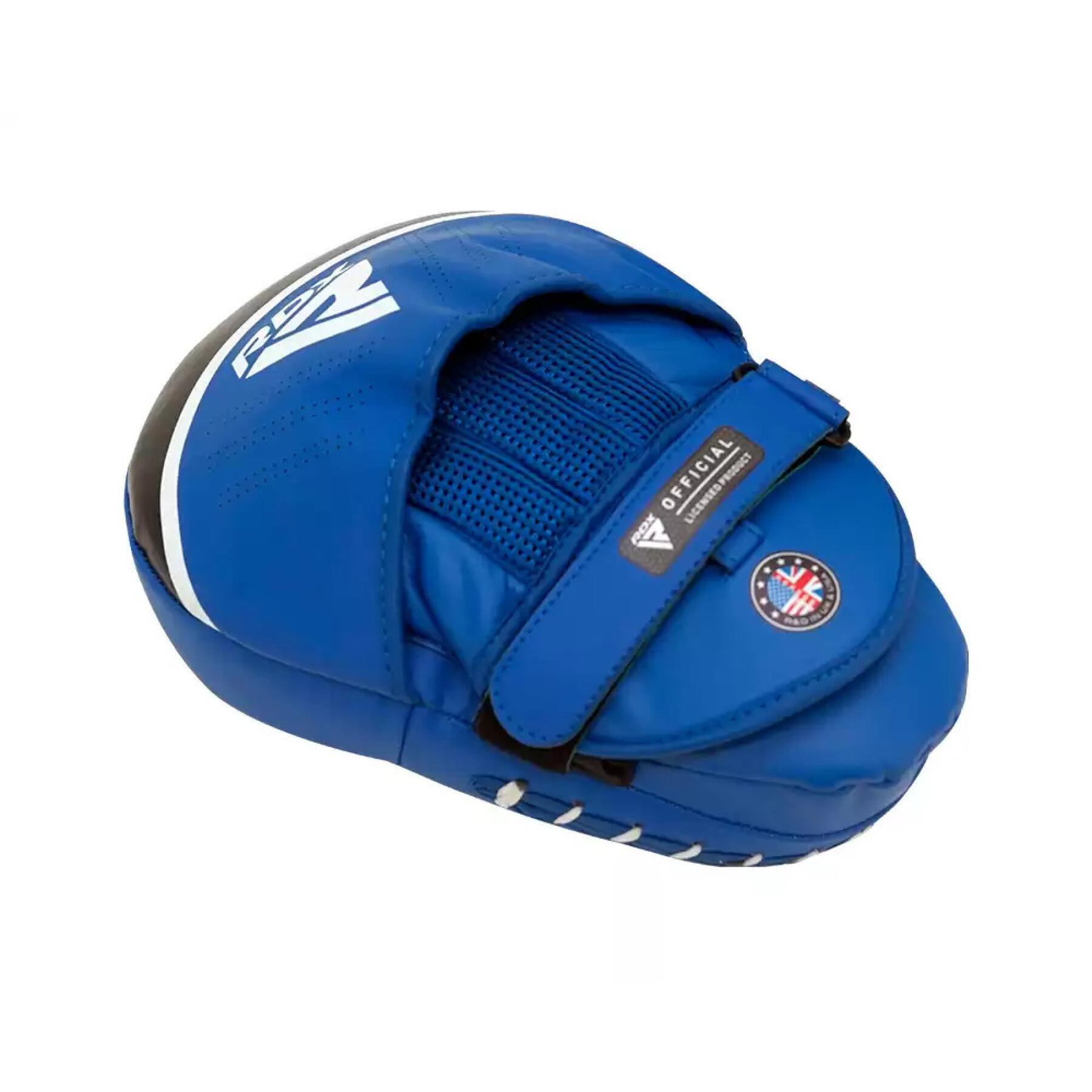 Guante De Entrenador RDX Negro Azul - FPR-T17UB