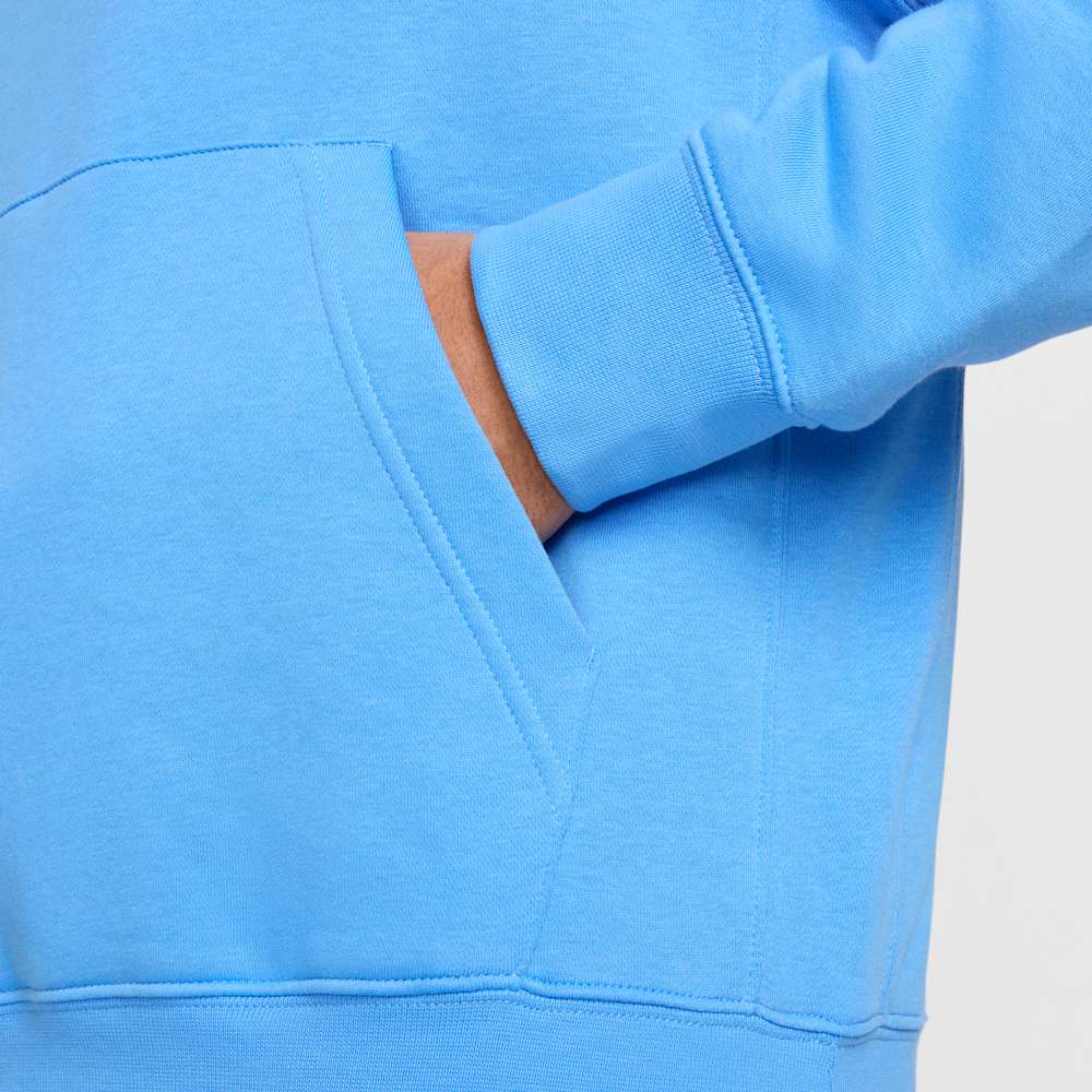 Hoddie Nike Hombre Cerrado Capota Algodón Azul Claro - BV2654-412