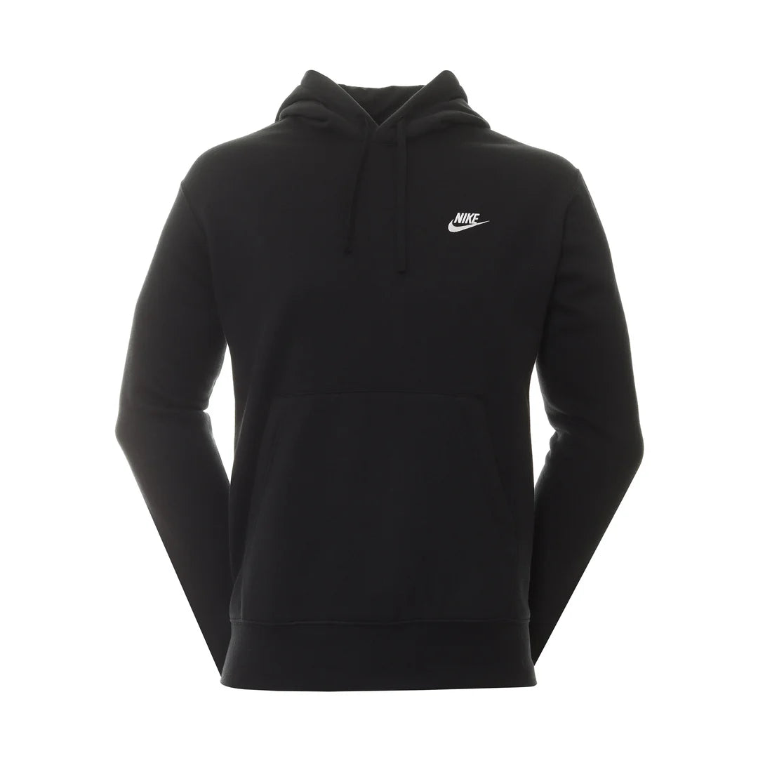 Hoddie Nike Hombre Cerrado Capota Algodón Negro - BV2654-010