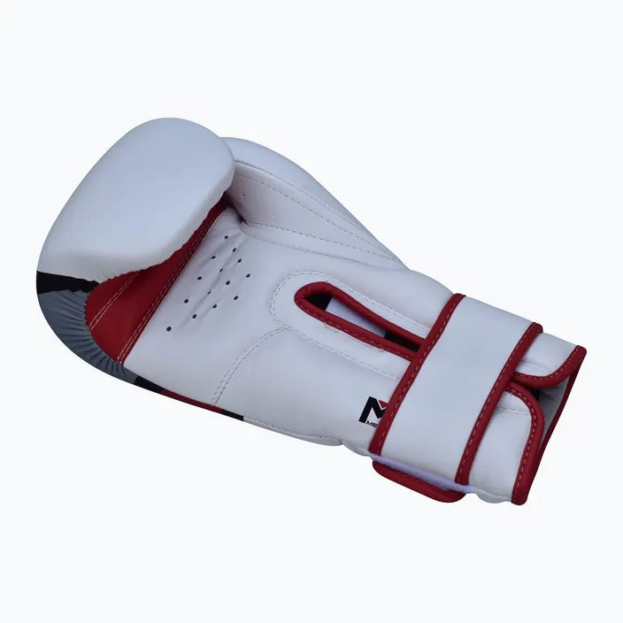 Guantes Boxeo RDX Rojo Blanco - BGR-F7R