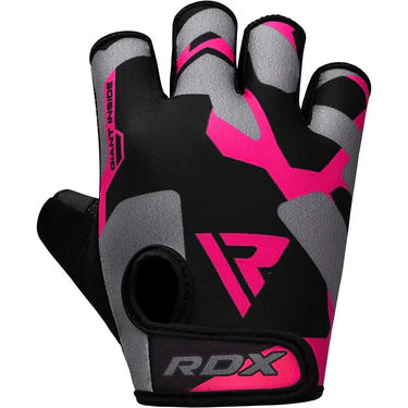 Guantes  RDX Negro Rosado - WGS-F6P