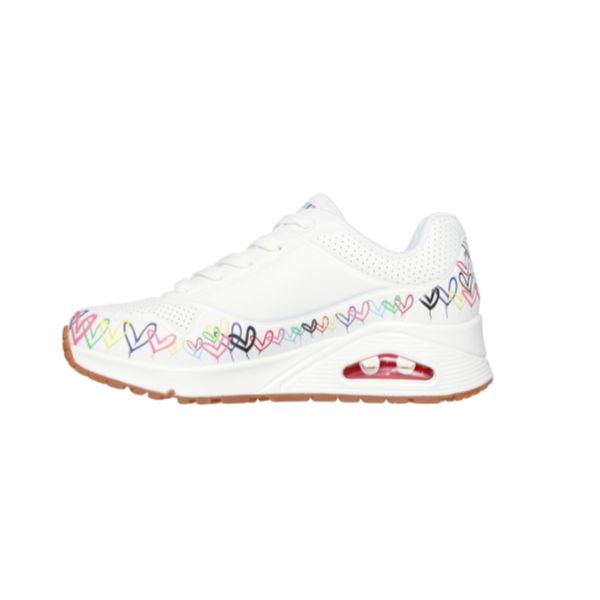 Tenis SKECHERS Dama Uno Love All Around Blanco Colores - 177917-WMLT