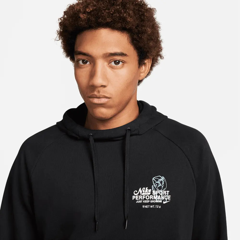 Hoodye NIKE Hombre Negro Cerrado Capota - FN3285-010