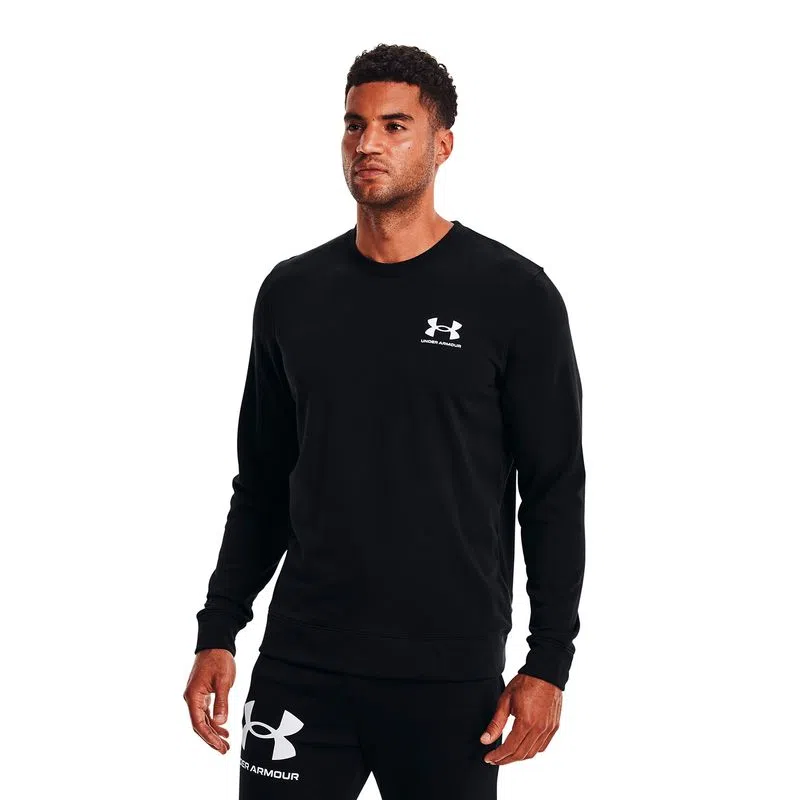 Buso UNDER ARMOUR Hombre Cuello Redondo Negro - 1370404-001