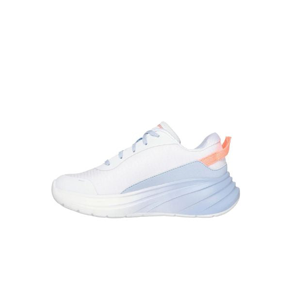 Tenis SKECHERS JuniorWave 92 Imara Breeze Blanco Azul - 303572L-WLBL