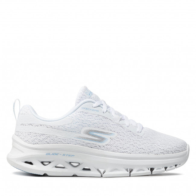 Tenis Dama SKECHERS Go Run Glide Step Flex Todo Blanco - 128890-WHT