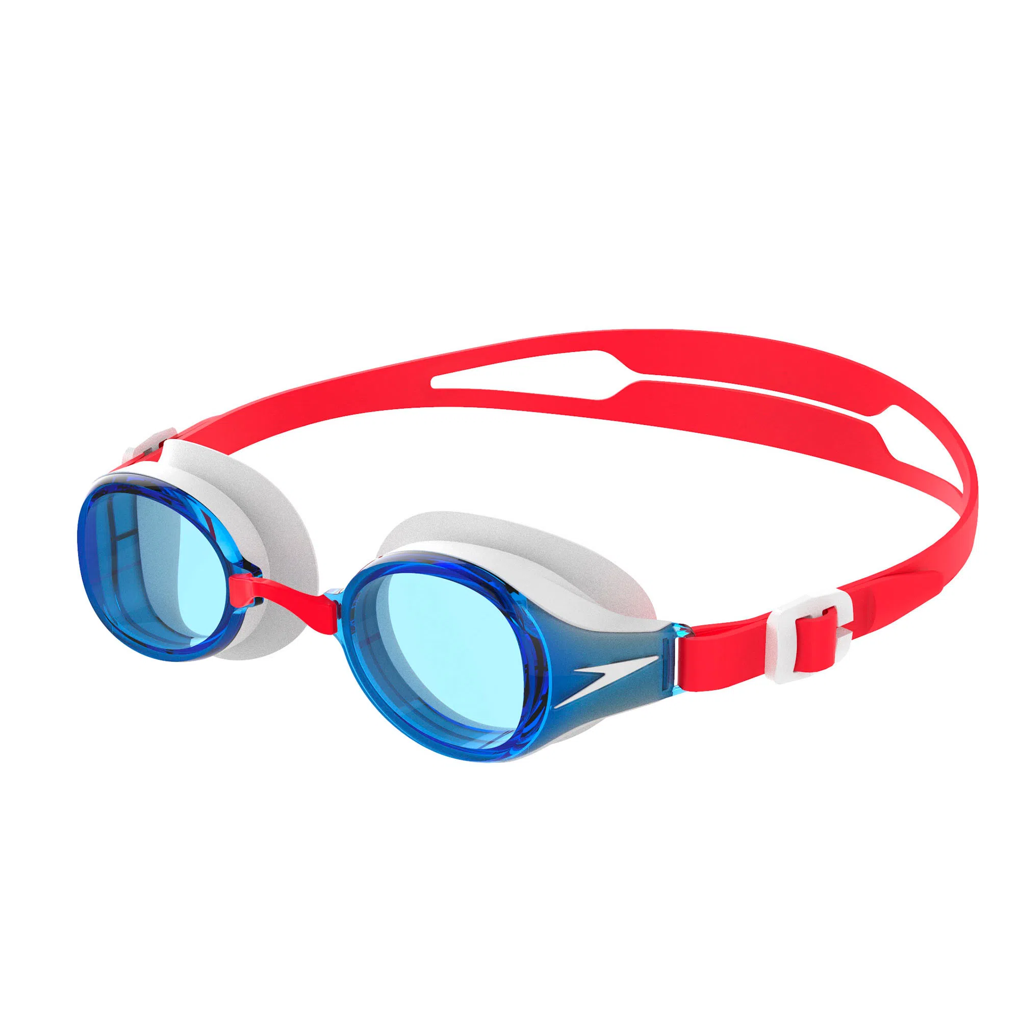 Gafas Speedo Hydropure Blanca Azul Rojo 6-14 Años - 8-126723083