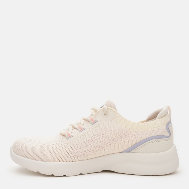 Tenis Dama SKECHERS Dynamight Daytime Stride Beige Rosa Gris - 149546-OFPK