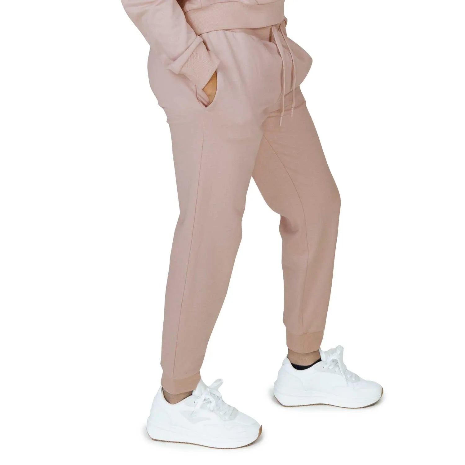 JOGGER EVERLAST BEIGE DAMA ALGODÓN  - EV14NAL505