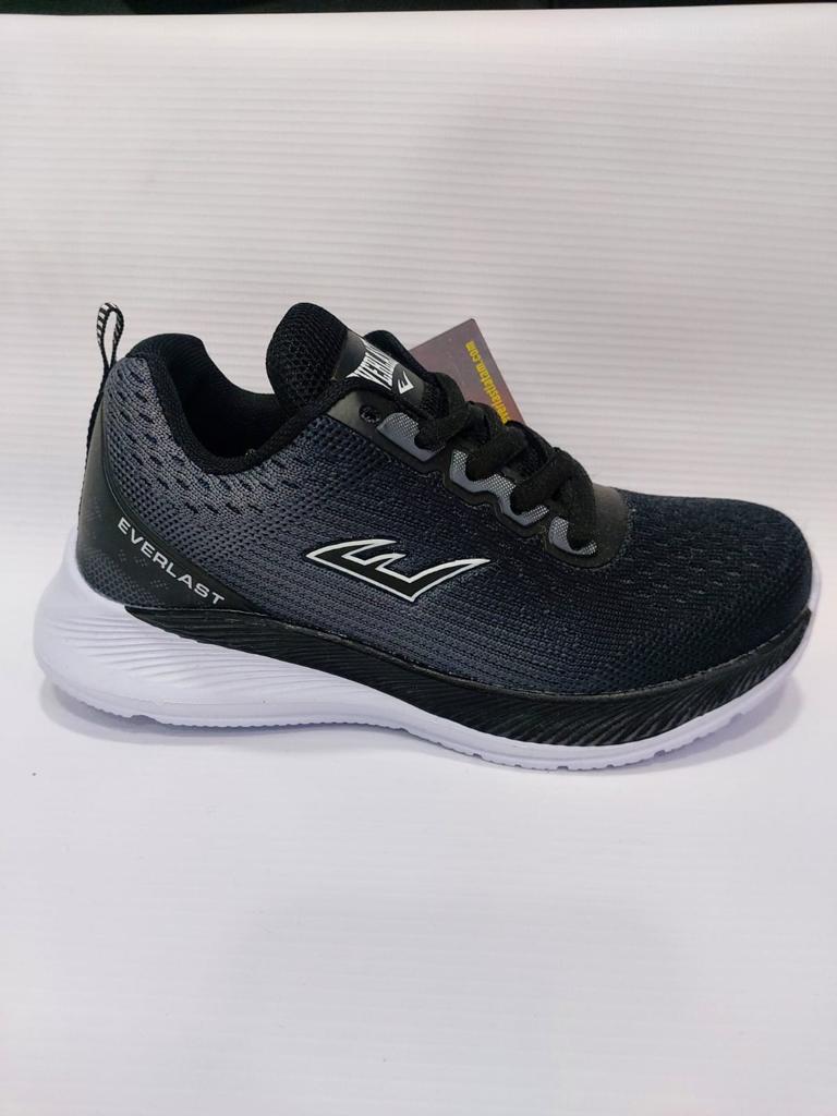 Tenis Everlast Junior Negro blanco  - RICHY-K1