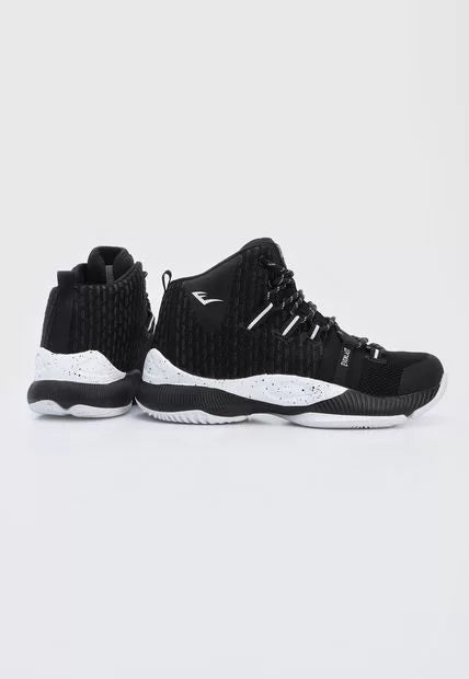 Botas basquetball EVERLAST Hombre Champions Negra Blanca - HOOK-C2