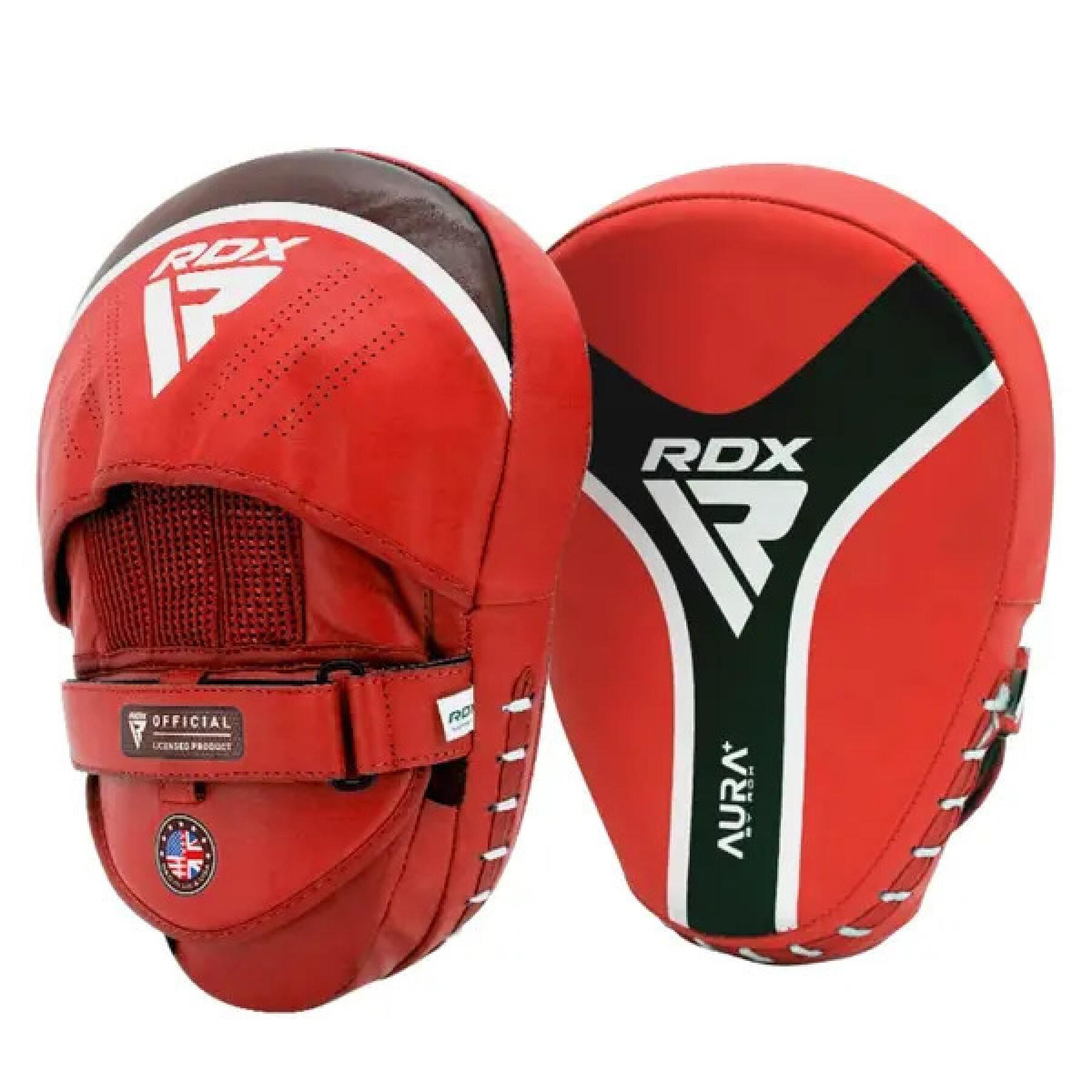 Guante De Entrenador RDX Rojo Negro - FPR-T17RB