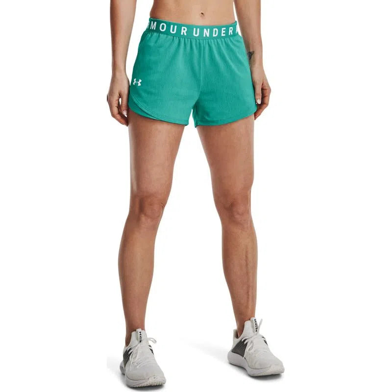 Pantaloneta Under Armour Dama Entrenamiento Verde - 1349125-369
