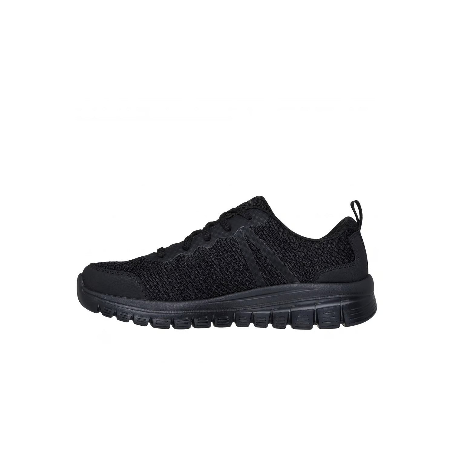 Tenis SKECHERS Dama  Graceful Meshease Todo Negro Tubular Sra - 100839-BBK