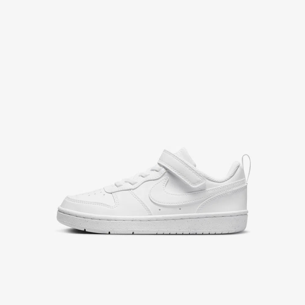 Tenis Nike Junior Court Borough Low Recraft Todos Blancos - DV5457-106