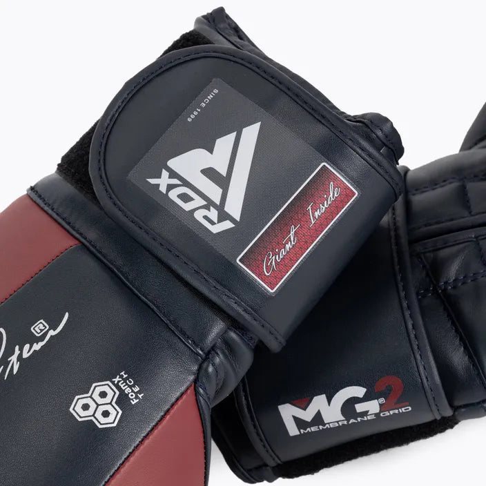 Guantes Boxeo RDX Negro Vinotinto - BGR-F4MU